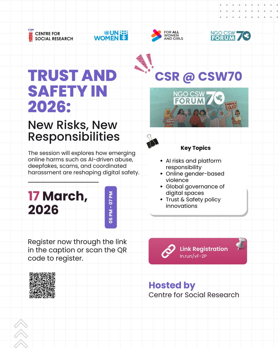 Centre For Social Research tweet media