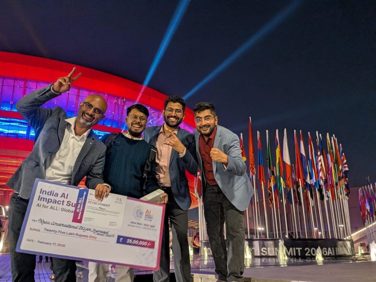 UKinIndia's tweet photo. Wysa, an AI-enabled coach for mental wellness, was recognised as a Top 10 Winner in the 'AI for ALL: Global Impact Challenge' at the recent AI Summit in 🇮🇳.

Supported by UK’s development finance institution @BritishIntInv, Wysa shows how tech can expand access to vital services. https://t.co/46NU5X3xu3