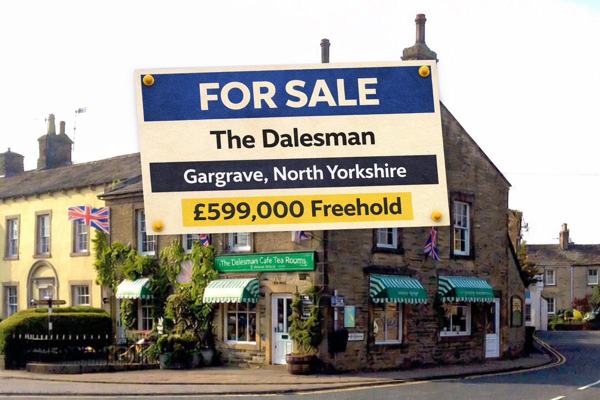 AJFCommercial's tweet photo. ✅ FOR SALE ✅
⭐️ The Dalesman ⭐️
📍Gargrave📍
💷 £599,000 Freehold 💷
📲 01204 325101 📲
📧 enquiries@ajfcommercial.co.uk 📧
#business #forsale #gargrave #northyorkshire #kingof https://t.co/6YOzXlQasJ