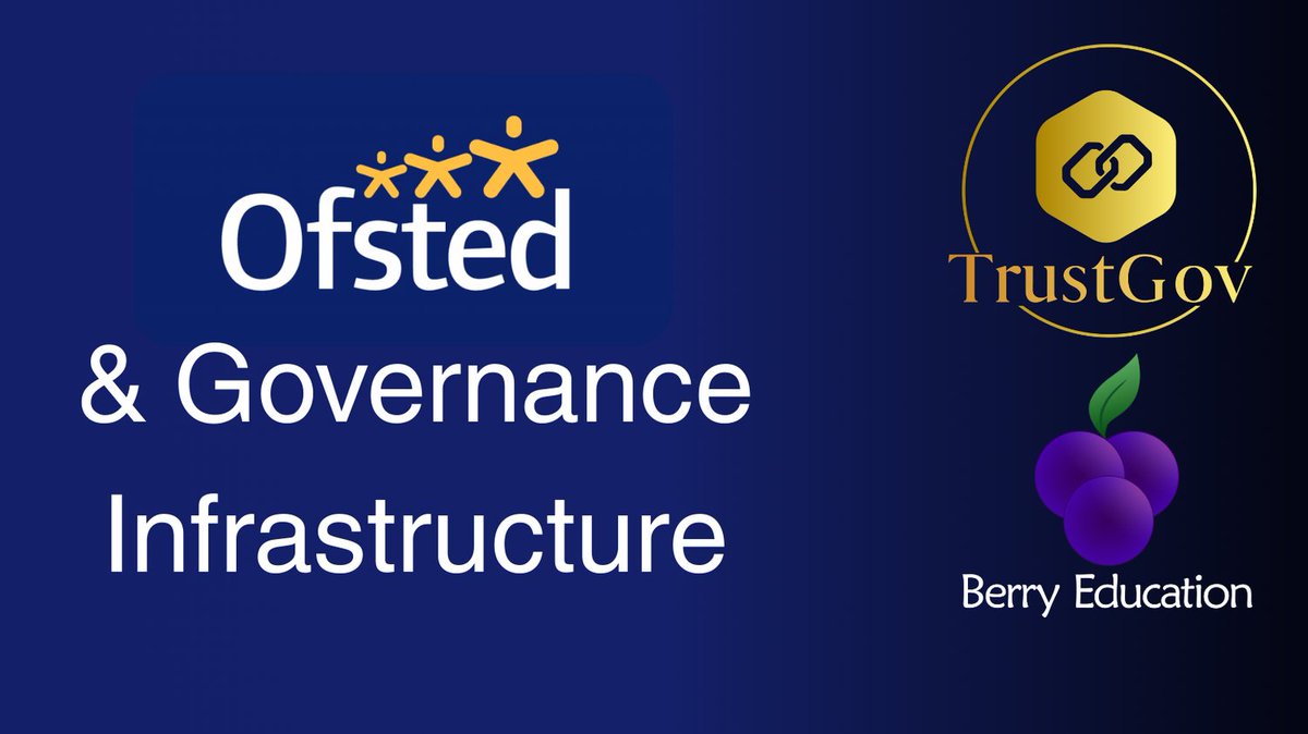 trustgovernance's tweet photo. Ofsted’s updated Leadership &amp; Governance criteria emphasise: 

• Monitoring impact 
• Evidenced challenge 
• Clear accountability 

Governance infrastructure must support visibility — not just meetings. https://t.co/p1a7uS6Wy8
