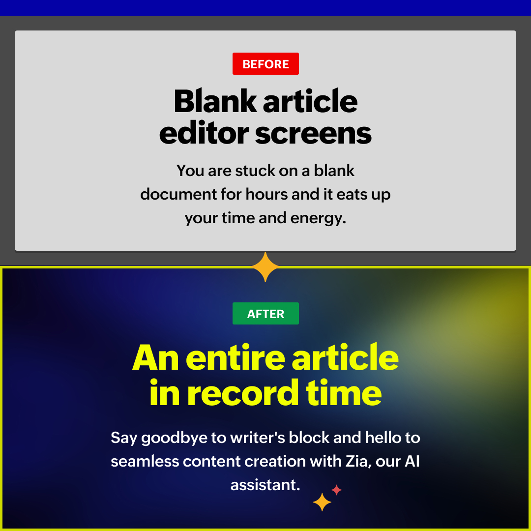 ZohoLearn's tweet image. Documentation and training is the backbone of a growing business, but it shouldn't feel like an all-consuming chore. With AI, you can go from blank screens to complete SOPs in record time. Check out how your life looks "Before vs After AI" in the post below.

#AIassistant #Zoho