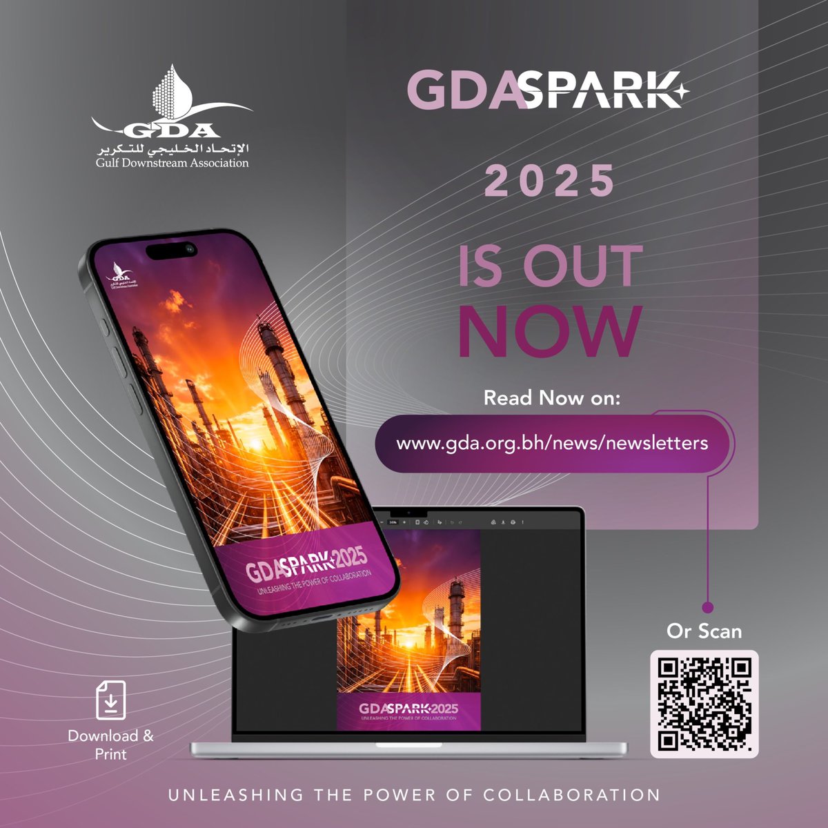 GDA_BH's tweet photo. The GDA Spark 2025 is here!

Catch up on the latest updates, initiatives, and milestones from the Gulf Downstream Association. Discover key insights and stay connected with industry developments.

Explore the newsletter here: https://t.co/d9Dd2Wj0e7 or visit our website.

#GDA https://t.co/71nju9xCXM