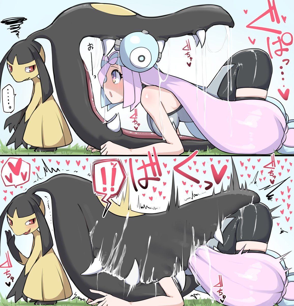 過去に描いたクチートもえっちなので見てほしい 