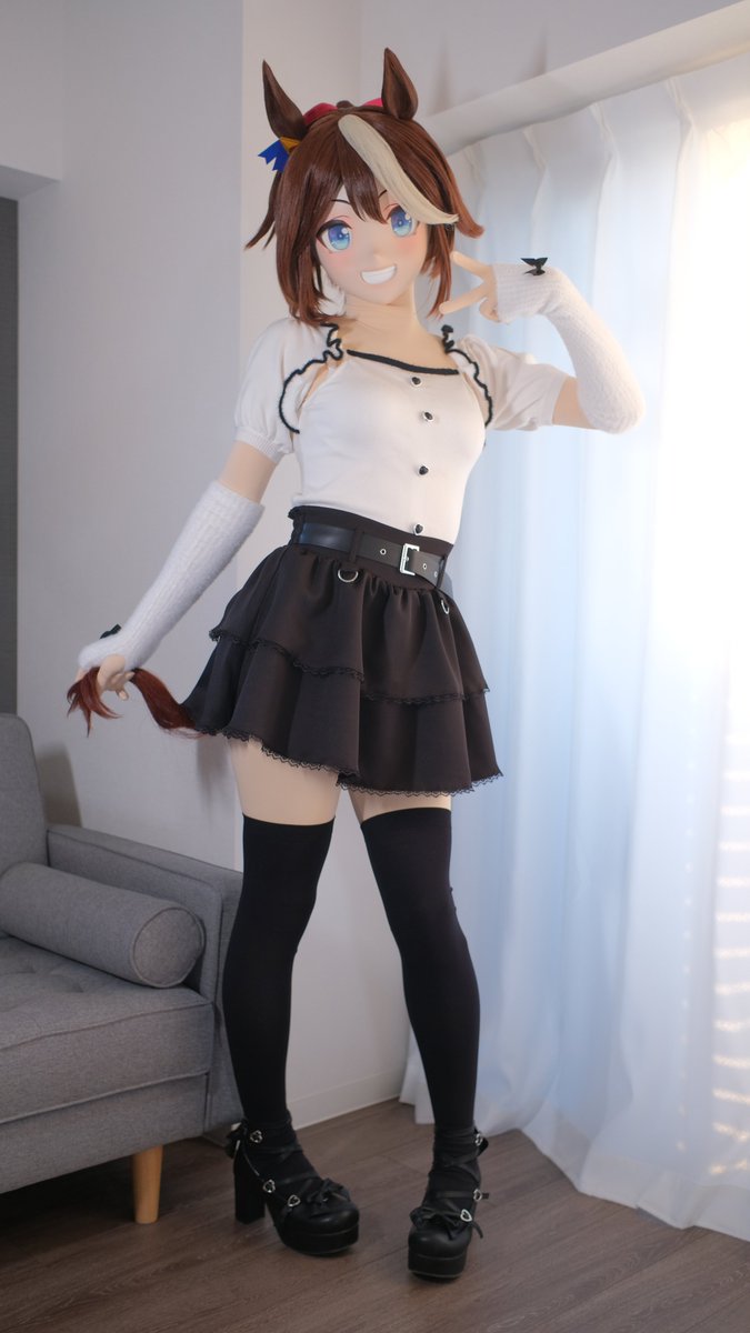 これって地雷系なの？ぼくにも似合っちゃうでしょ～♪

📸 <a href="/Yu76997200/">∠Ykey</a> さん！

#ウマ娘
#トウカイテイオー