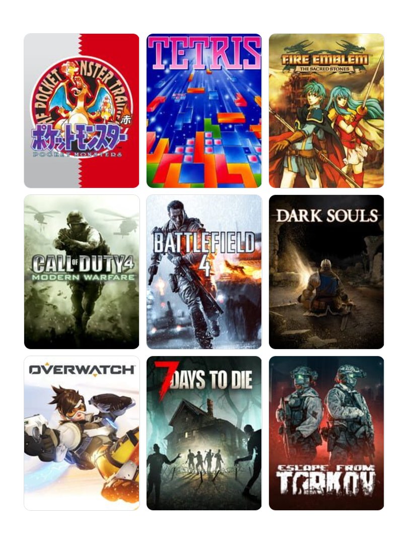 ac_Jave's tweet photo. 好みを構成したゲームだと選んだやつになるけど他に結構やったシリーズ(モンハン,スマブラ,ドラクエとか)が多すぎる枠が足りない。
#My9Games #私を構成する9つのゲーム
https://t.co/rR7naiQQwW https://t.co/H1zJIiwjRd