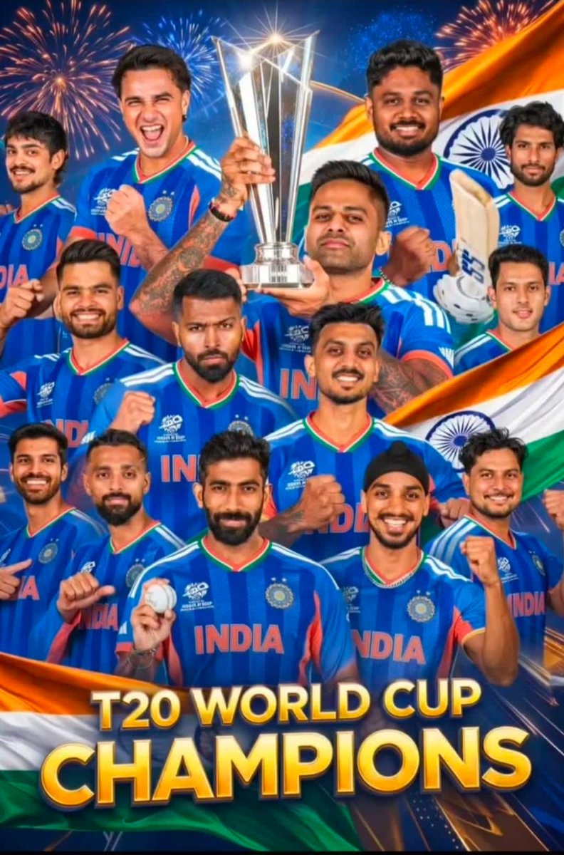 KrushnamInd's tweet photo. Congratulations to indian men's cricket teams for winning #T20WorldCup2026🏆 🇮🇳 

#krushnamindustries #nanotechnology #research #innovation #additives #filler #paints #inks #sealant #adhesive #polymer #plastic #rubber #manufacturing https://t.co/b9vx0ZtWRO