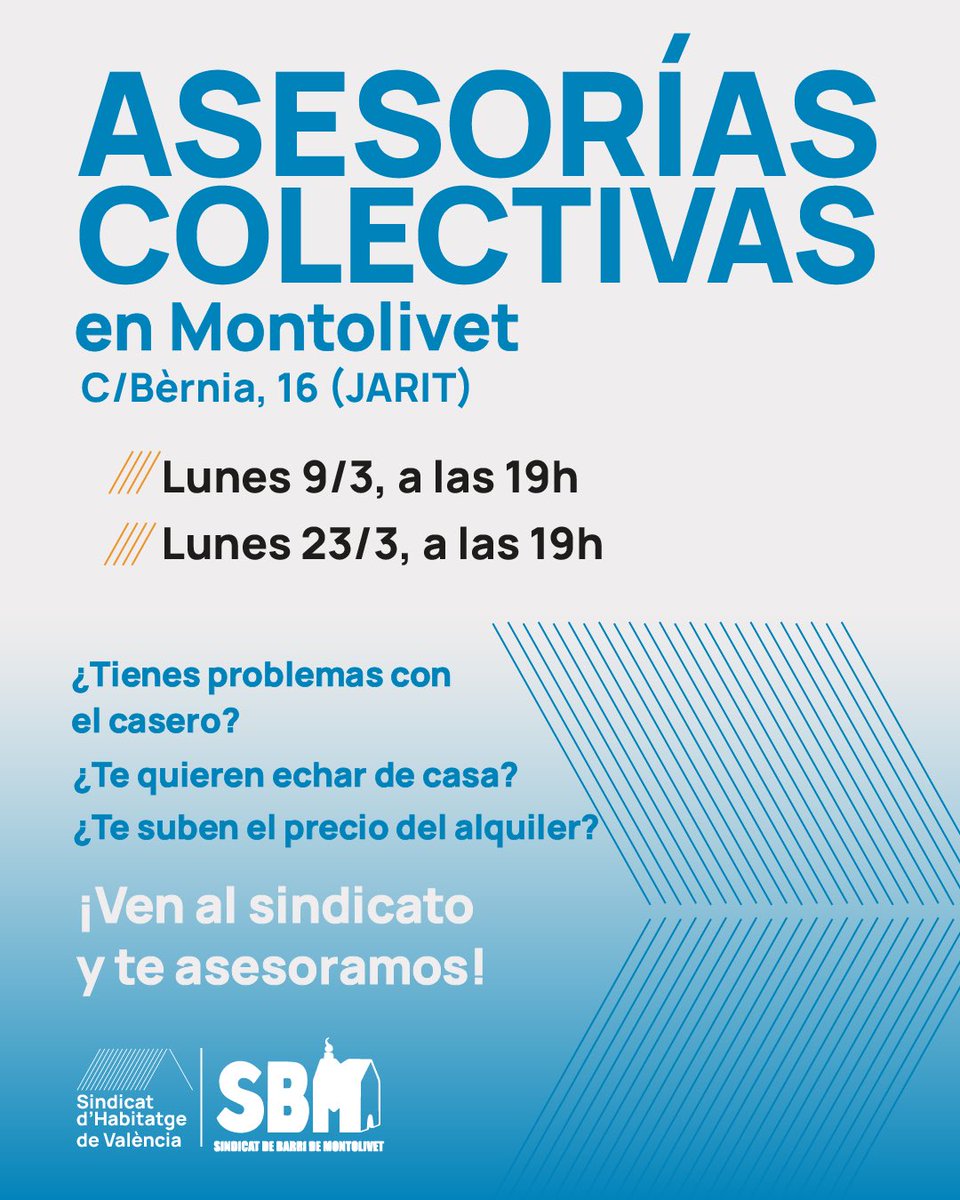 Sindicat de Barri de Montolivet | SHV tweet media