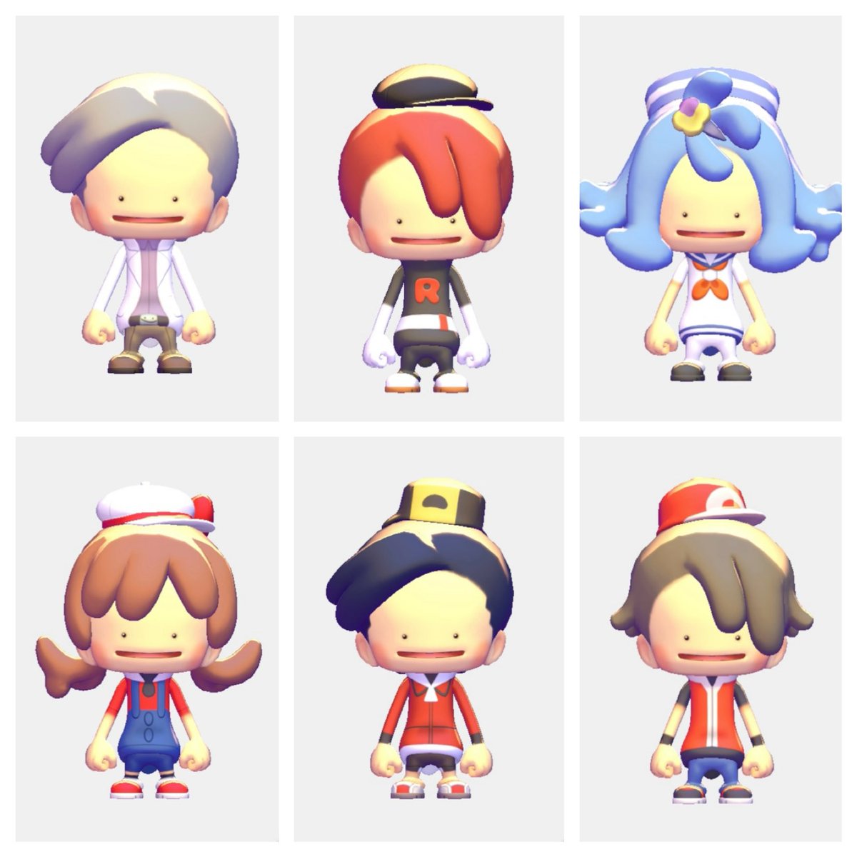 amekamo0x0o's tweet photo. ぽこポケ服一覧⸝⸝꙳
現時点で回収できたコーデまとめてみた🌟

#ぽこあポケモン     
#PokemonPokopia https://t.co/4zlf8Ih63V
