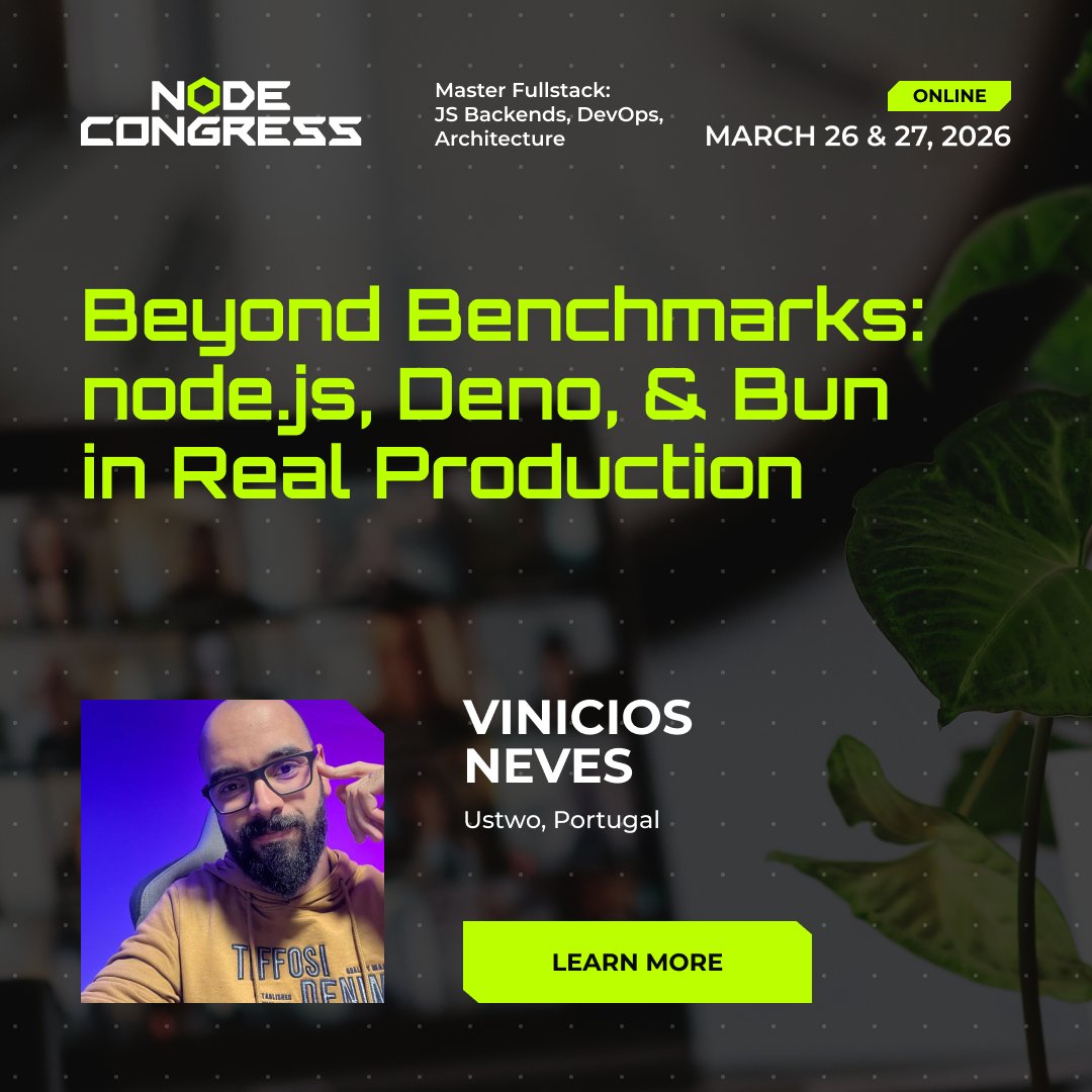 Node Congress🔥March 26 & 27, 2026 tweet media