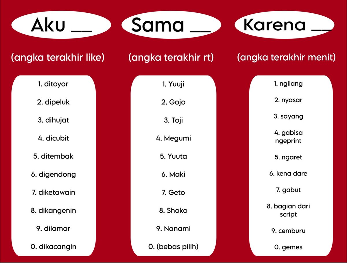 !jjk ngabuburit sambil maen ini yuk, coba komen kelen dapat apa :3