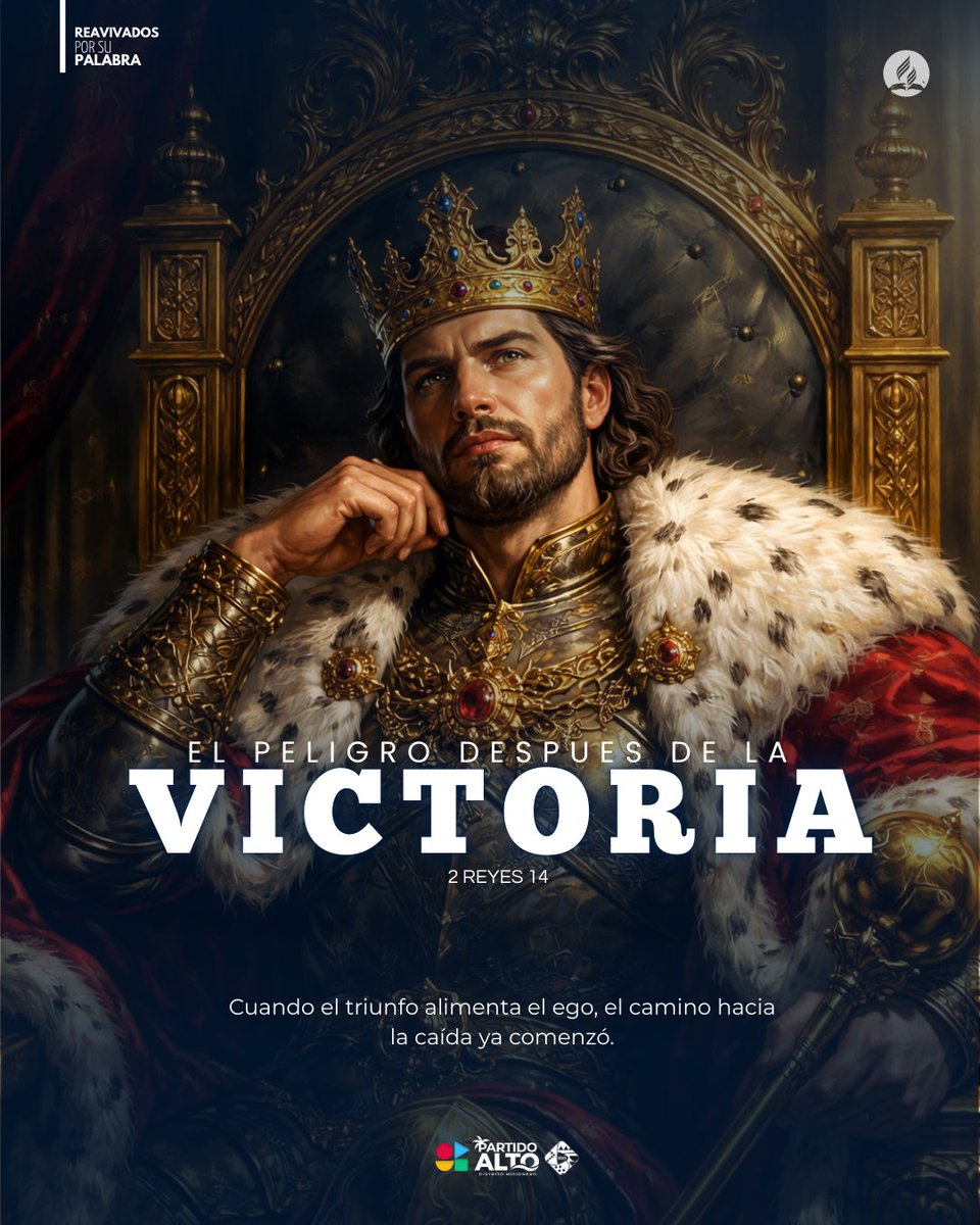 La mayor derrota ocurre cuando el éxito nos hace olvidar a Dios. CUIDADO!! #ElOrgulloDestruye

#2Reyes14
#PrimeroDios #rpsp #rbhw #ÉnfasisEspirituales