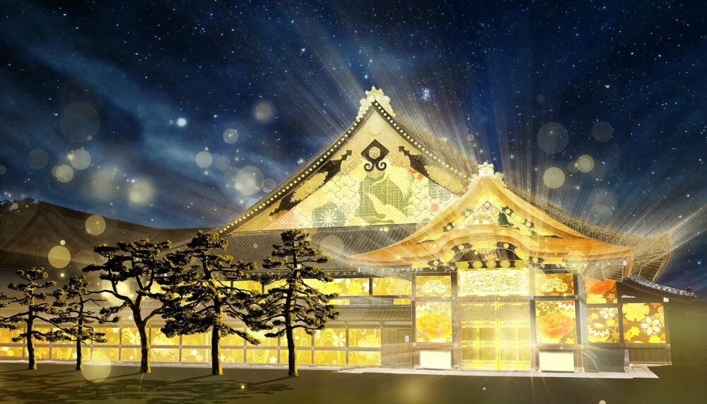 fashionpressnet's tweet photo. 京都・二条城で“桜と光”の夜間アートイベント、没入型デジタルアートや国宝の夜間特別観覧 - https://t.co/Njde1tmSyA https://t.co/oaf9IcwPeq