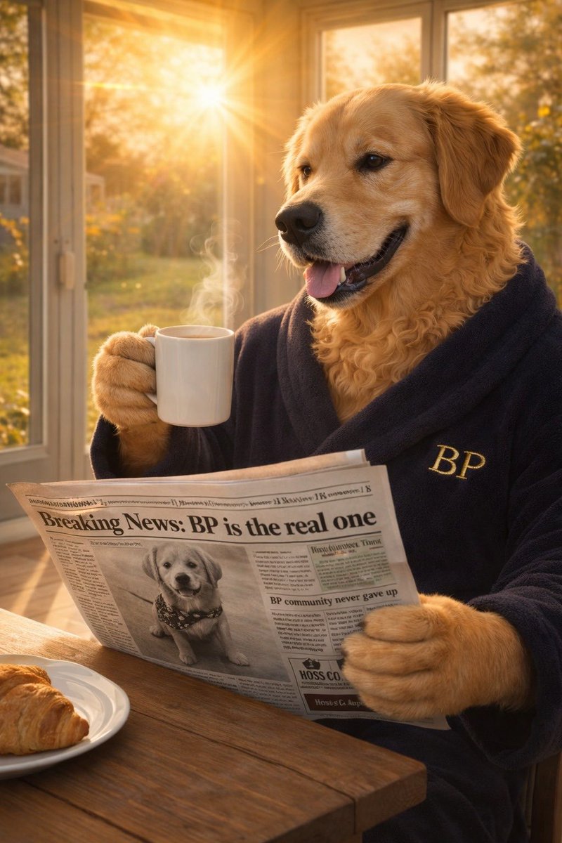 Gm Pups 🐶 

Morning coffee. Morning news.
Nothing new here. 🐾