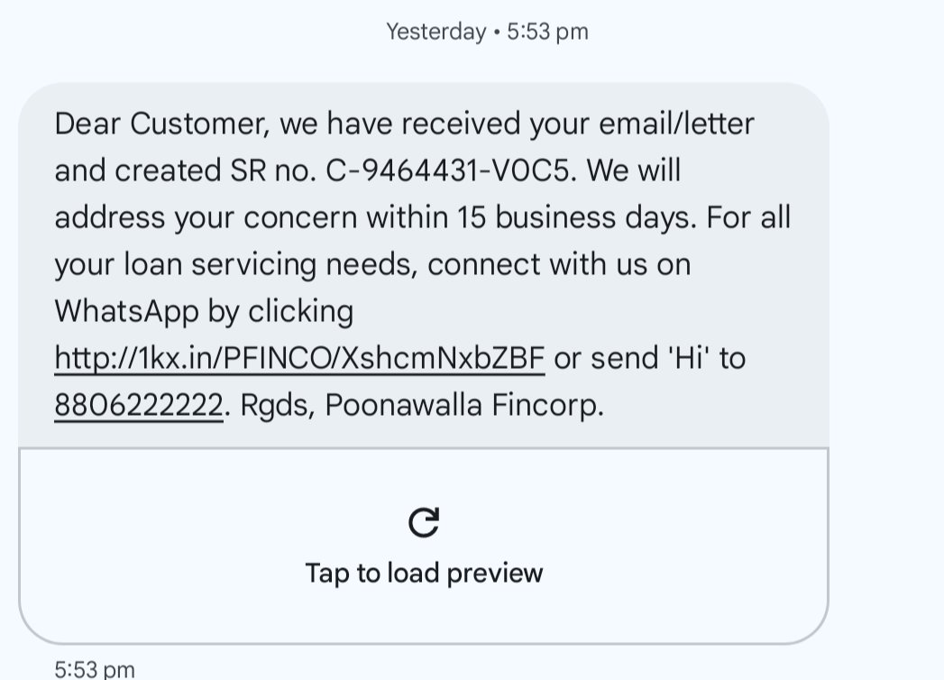 Cinematics50845's tweet photo. @poonawallafinco I have already emailed four times and submitted my medical documents. Despite this, I am still receiving repeated harassment calls. Please stop these calls immediately, as they are causing serious mental stress. @jagograhakjago @RBI https://t.co/flgpwBAgHC