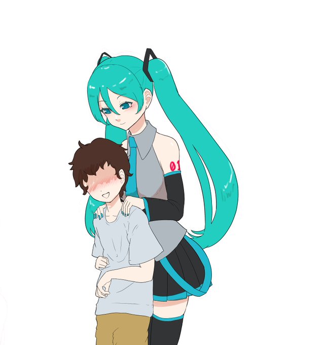 間に合わなそうなので投げておきます。 M年後に大手Pになるショタくんと ドノーマルミクさんです。