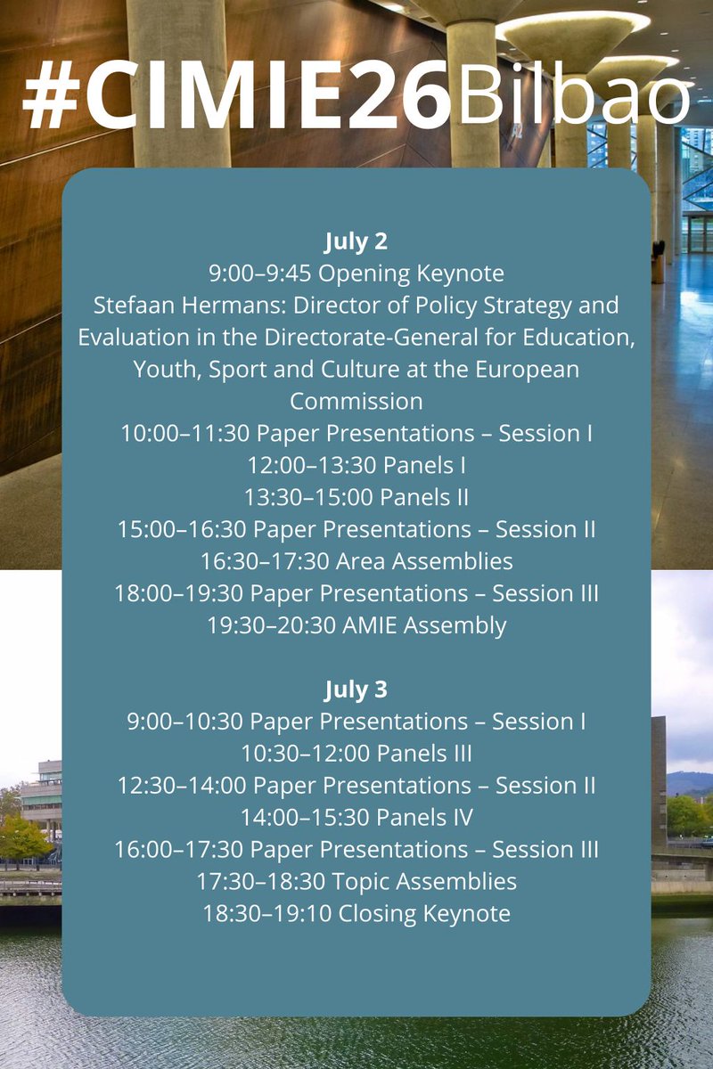 Opening Keynote #CIMIE26: Stefaan Hermans, Director for Policy Strategy and Evaluation, DG Education, Youth, Sport and Culture, European Commission. CIMIE will continue transforming conference papers into scientific articles with political impact and improved educational outcomes