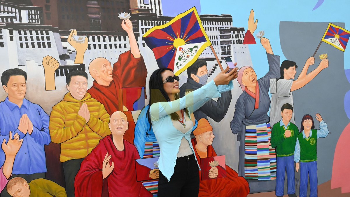 UNI_Photos's tweet image. In Photos | Artists from Khadhok and Students for a Free Tibet, India, supported by the International Campaign for Tibet, gathered at Majnu ka Tilla ahead of Tibetan Uprising Day on March 10

📸: Ranjan Dimri / UNI  

#Khadhok | #Tibet | #MajnuKaTilla | #TibetanUprisingDay | #UNI