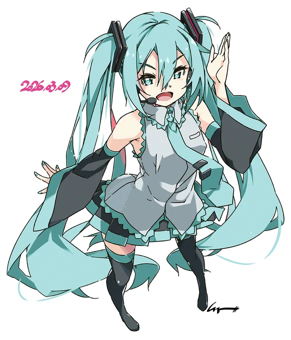 2026.03.09 (=゜ω゜)ノ #ミクの日2026 #ミクの日