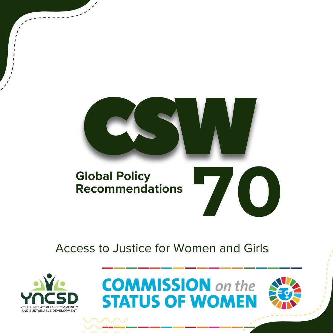 Youth Network for Community and Sustainable Devpt. tweet media