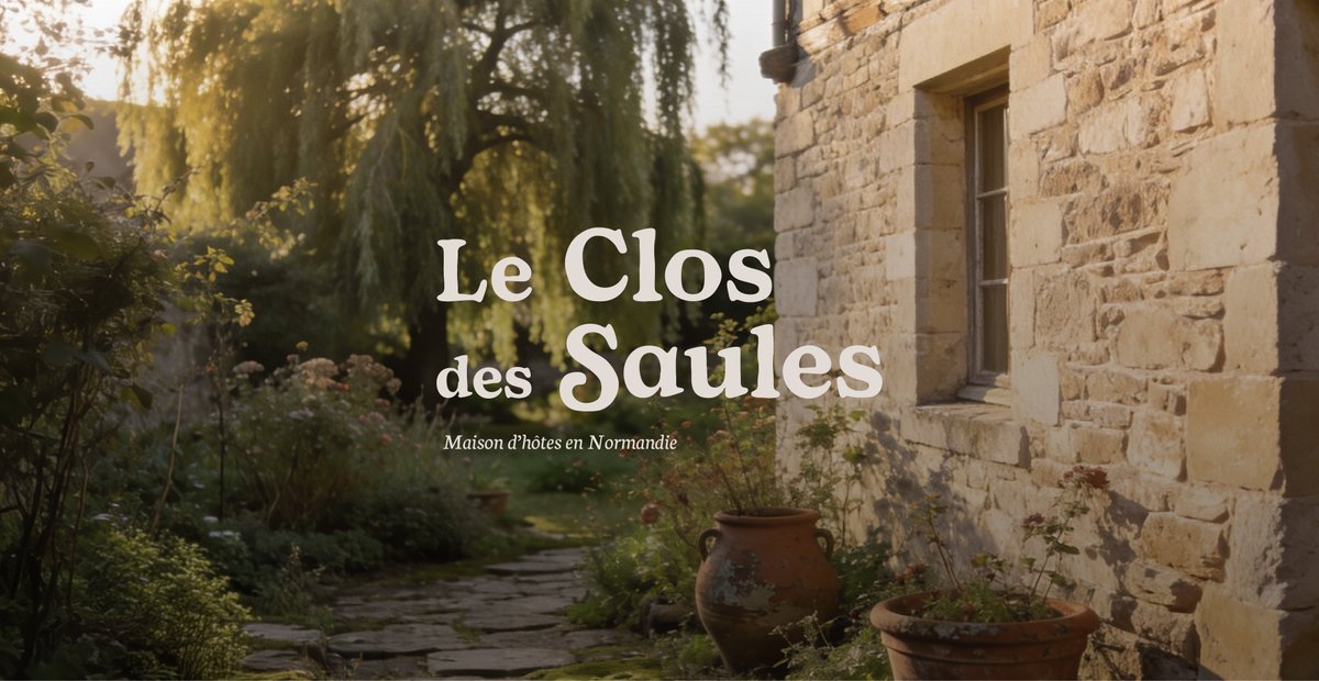 VautierMelanie's tweet photo. Nouveau projet de branding : Le Clos des Saules, une maison d’hôtes fictive en Normandie 🏡

Une identité visuelle pensée autour du calme, des matières naturelles et d’une atmosphère simple et accueillante.

#branding #normandie https://t.co/qHtcAtuA35