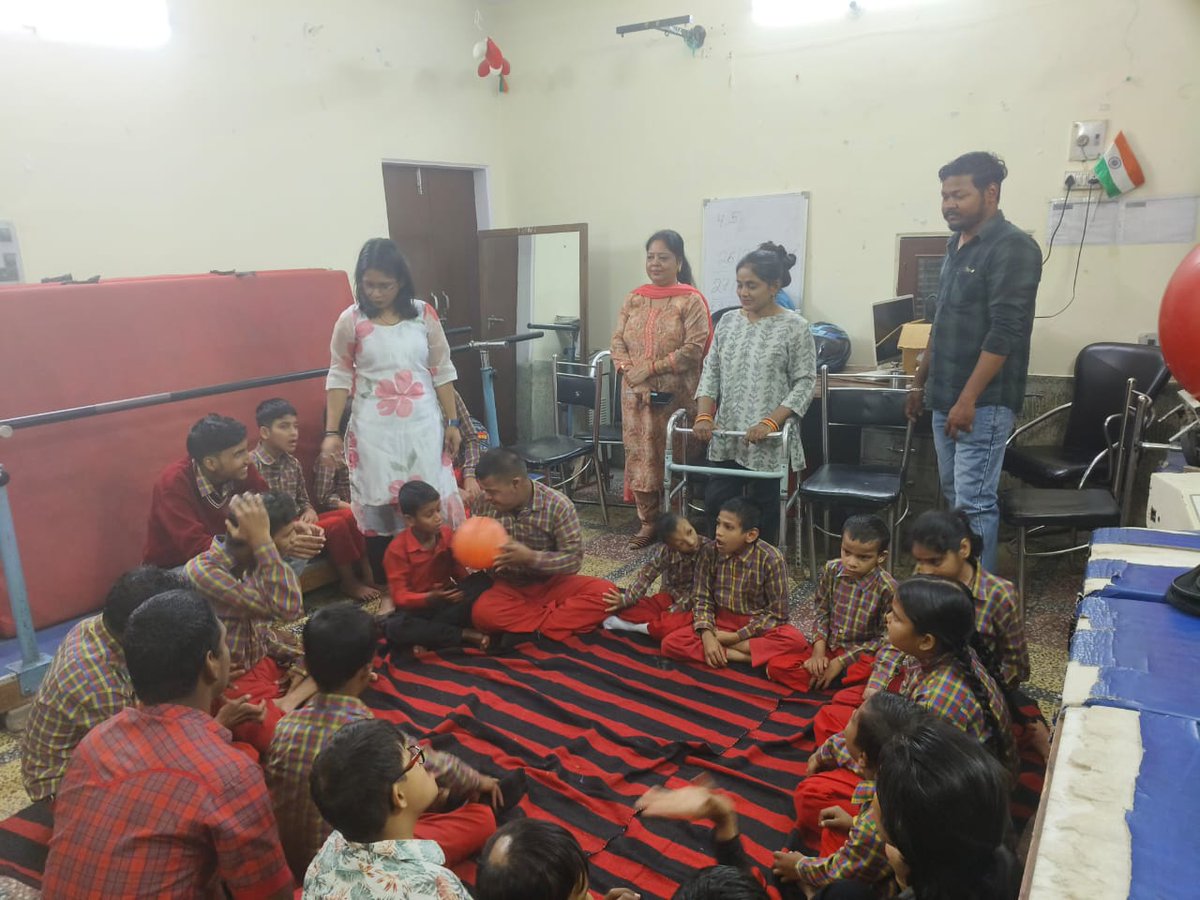 SPARCINDIA's tweet image. On 07 March 2026, SPARC India Jyoti Kiran School hosted a vibrant Saturday Activities filled with enthusiasm and active participation from the students. Various engaging activities were conducted as part of the session. #childrenwithdisability #jyotikiranschool 
#saturdayactivity