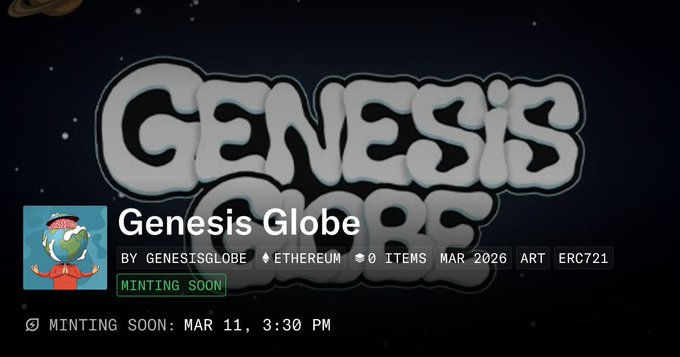 drdeepSOL's tweet image. Registered early for Genesis Globe.

Minting on OpenSea isn’t random — especially now, when $SEA is shifting attention back to the platform.

Marketplace cycles matter.

48h left to apply: genesisgIobe.xyz

OpenSea listing: opensea.genesisgIobe.xyz/overview

Some mints benefit from