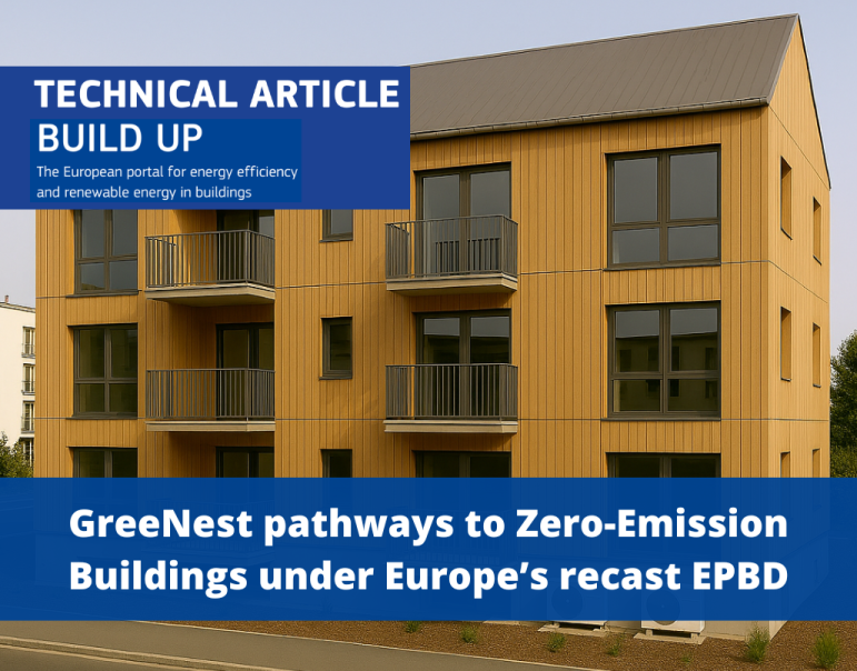 EU_BUILDUP's tweet image. GreeNest turns EPBD ambition into real Zero-Emission Buildings 🌍🏗️Life-cycle design, circular materials &amp;amp; smart systems in action.

Read the full article written by Maria Founti and Ivana Koláčková here 👉 build-up.ec.europa.eu/en/resources-a…

#EnergyEfficiency #EPBD