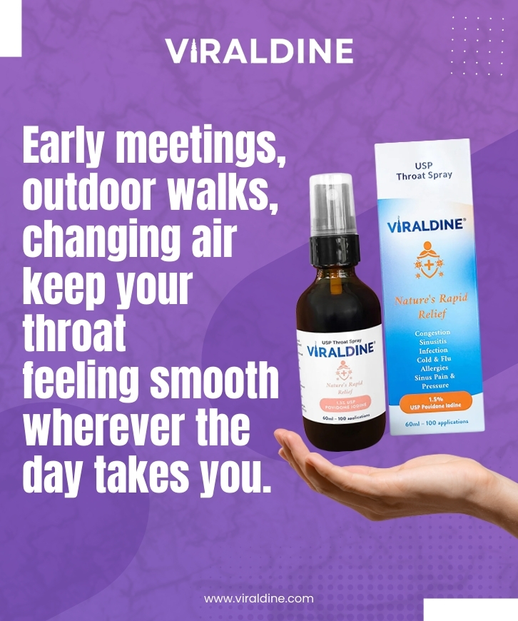viraldinellc's tweet image. Stay confident through every meeting, walk, and change of weather keep your throat feeling fresh and comfortable with ViralDine Throat Spray. A small spray for smoother days ahead. ✨🌿

#ViralDine #ThroatCare #DailyWellness #StayFresh