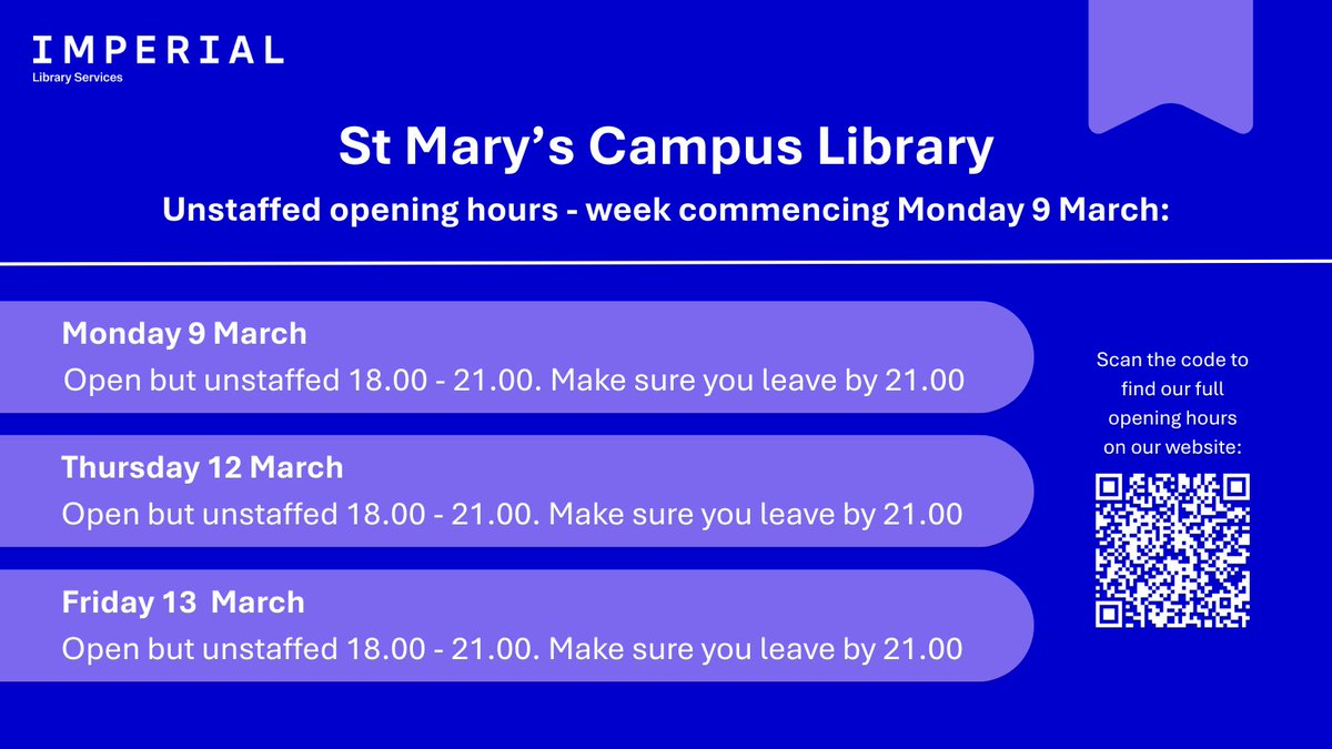 Imperial's Medicine Libraries tweet media