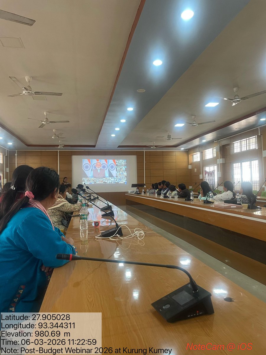 Live viewing of “Post Budget Webinar on Agricultural and Rural Transformation “ at Conference hall, DC office Koloriang,Kurung Kumey District.<a href="/IcarAtariZone06/">ICAR-ATARI, Zone-VI, Guwahati</a> <a href="/icarindia/">Indian Council of Agricultural Research.</a>