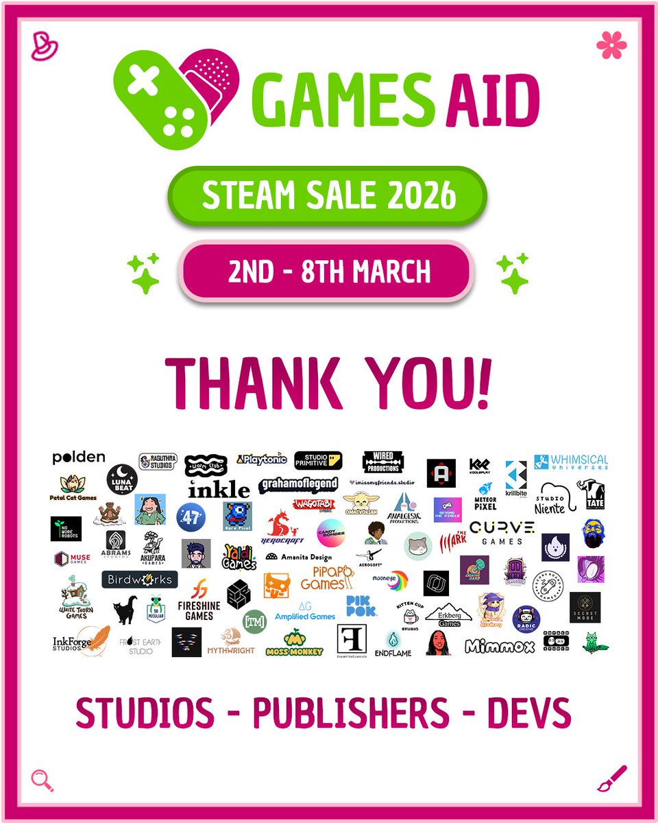 GamesAid tweet media