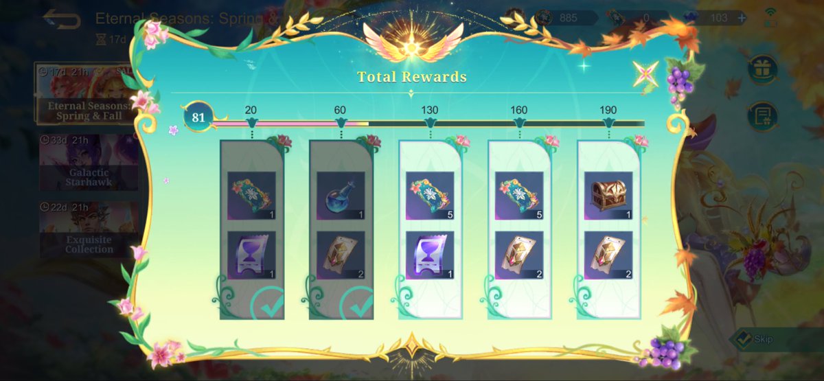 thampolll's tweet photo. @mlbbfess baru kali ini ngerasain jadi seller muntun, niat ambil miya tapi (thanks god) dikasih floryn dan event ini dikasih wangi2 baru 81 draw udah 880 crest wkwk https://t.co/L6AOf2pCzJ