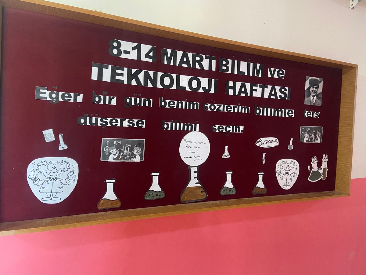 Merak eden, sorgulayan ve üreten zihinler dünyayı değiştirir. 8–14 Mart Bilim ve Teknoloji Haftası.
<a href="/tcmeb/">Millî Eğitim Bakanlığı</a> <a href="/Yusuf__Tekin/">Yusuf Tekin</a> <a href="/meb_ogm/">Ortaöğretim Genel Müdürlüğü</a> <a href="/Mardin_Valiligi/">Mardin Valiliği</a> <a href="/tuncay_akkoyun/">Tuncay Akkoyun</a> <a href="/Artuklukymkm/">T.C. Artuklu Kaymakamlığı</a> <a href="/mardinilmem/">Mardin İl Millî Eğitim Müdürlüğü</a> <a href="/ali_eyyupkoca/">Ali Eyyupkoca</a> <a href="/artukluilcemem/">Artuklu İlçe Milli Eğitim Müdürlüğü</a> <a href="/mehmeteminduya1/">Mehmet Emin DUYAN</a>