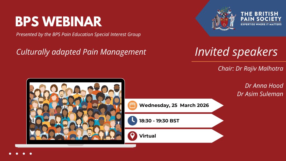 The British Pain Society tweet media