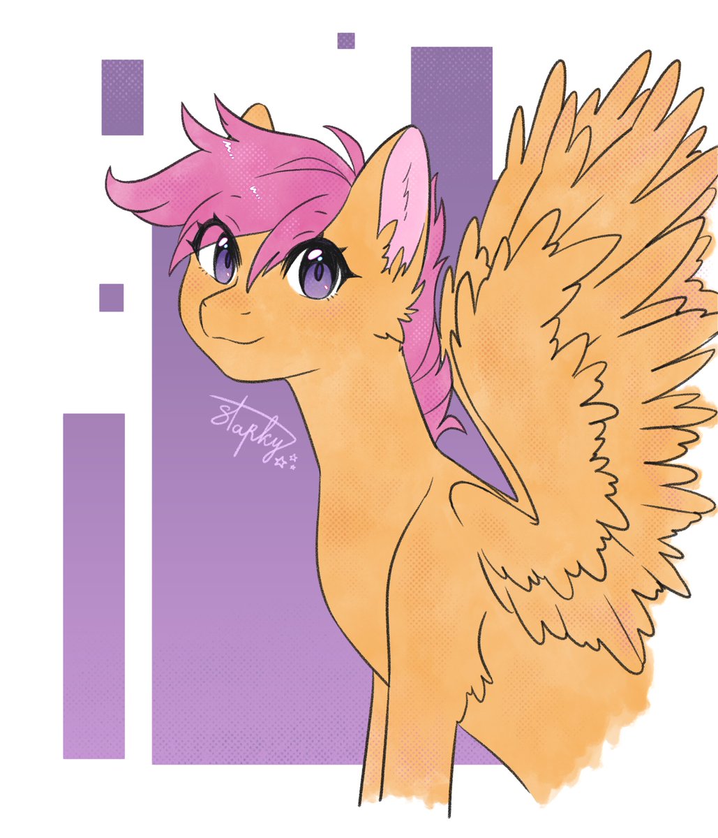 Starky_art's tweet photo. Ready to take on the world! ⚡☁️

A little Scootaloo to bring some cool vibes to your feed.

#MLP #Scootaloo #MyLittlePony #Brony #PonyArt #ArtUA #2DArt #ukrart #украрт #fanart https://t.co/k0WTy1oKUw