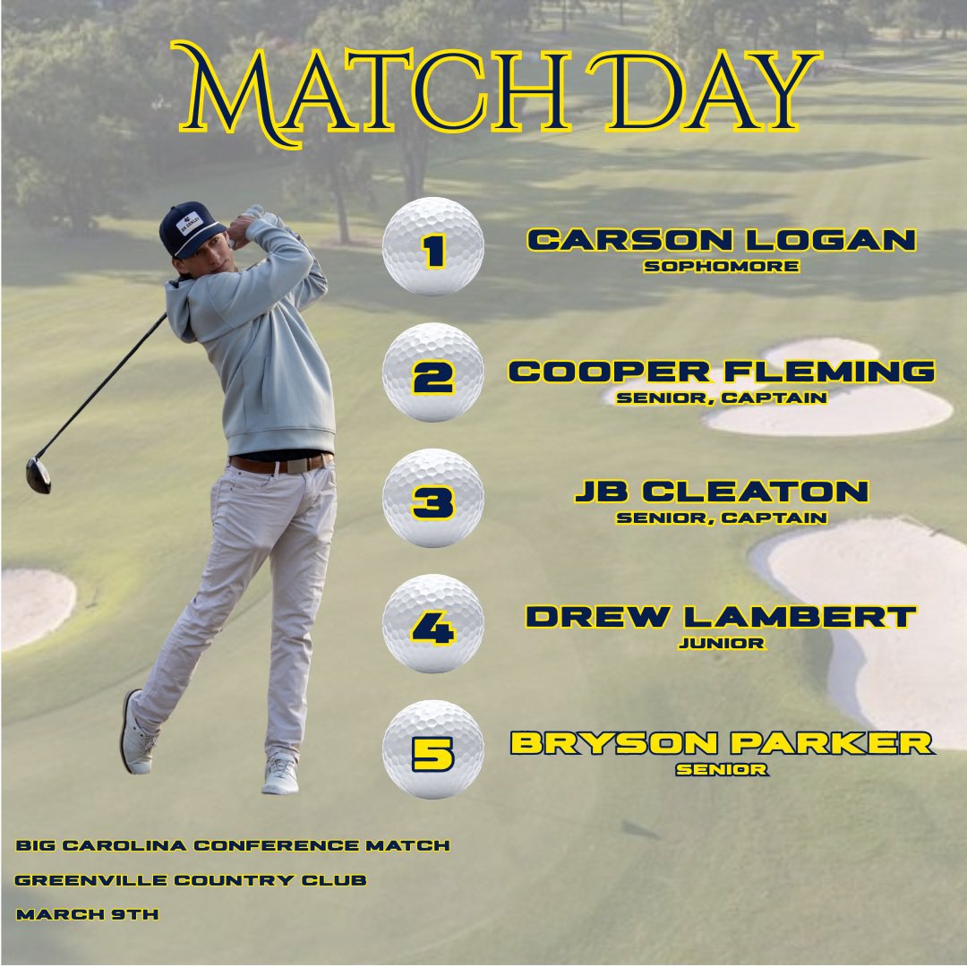 D.H. Conley Men's Golf tweet media