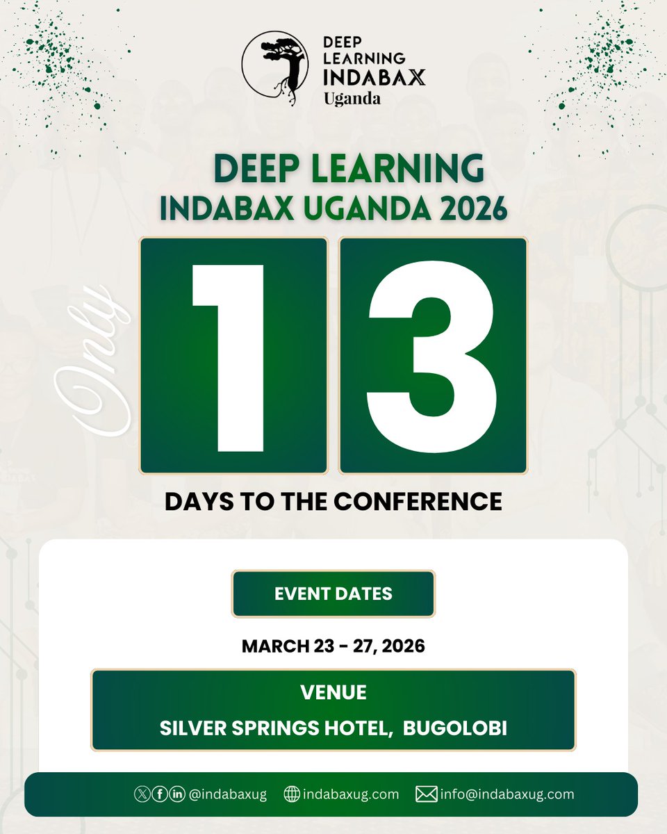 Deep Learning IndabaX 🇺🇬 tweet media