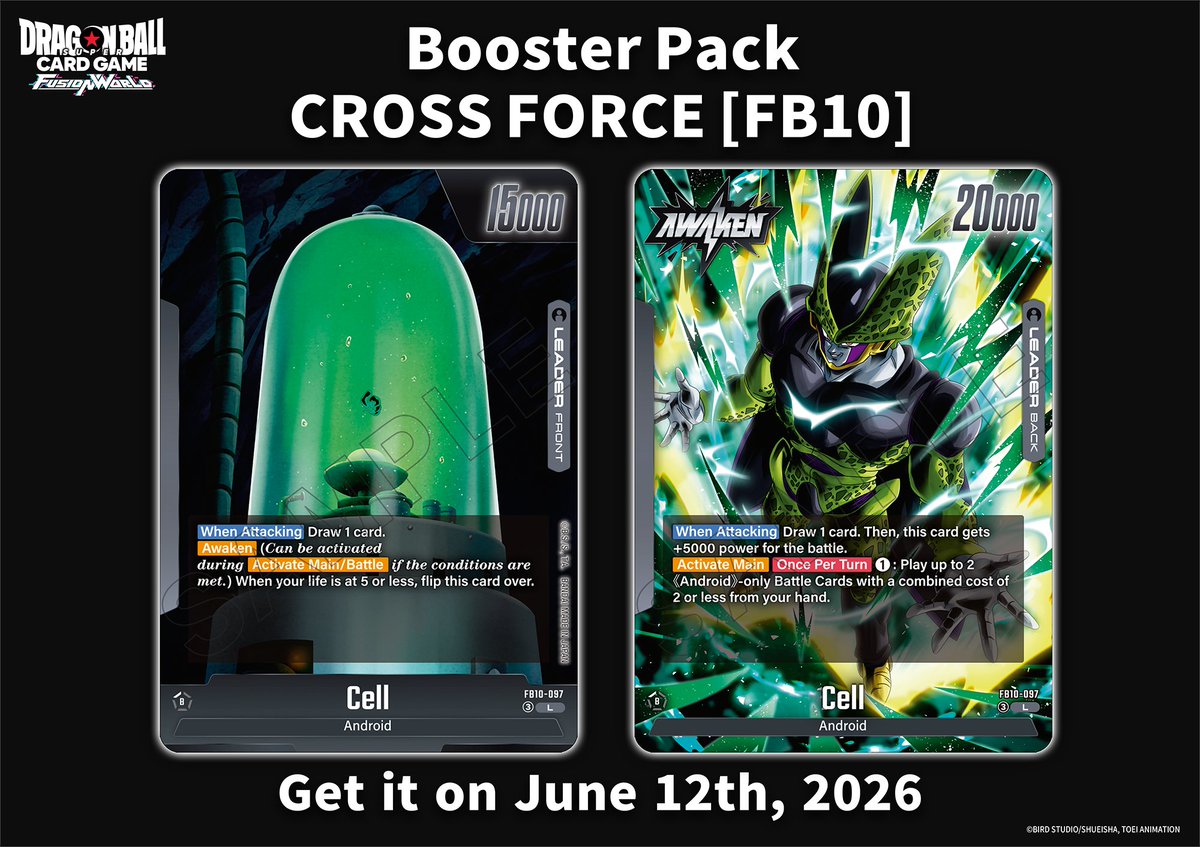 FB10 Card Reveals] Today we're revealing the Leader Card Cell from