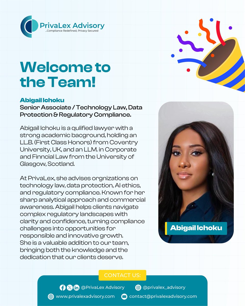 PrivaLex Advisory tweet media