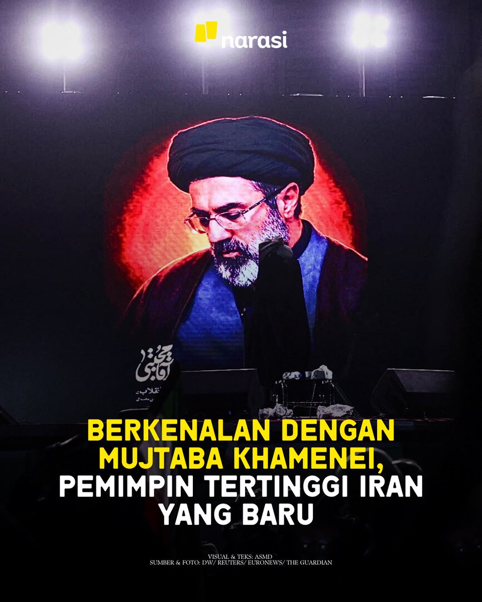 Mujtaba Khamenei, anak kedua Ali Khamenei, resmi menjadi pemimpin tertinggi baru Iran. Ia dipilih hanya sepekan setelah ayahnya tewas dalam serangan udara AS - Israel. 

Terpilihnya Mujtaba, semakin menegaskan bahwa Teheran memilih jalur konfrontasi di tengah perang yang memanas