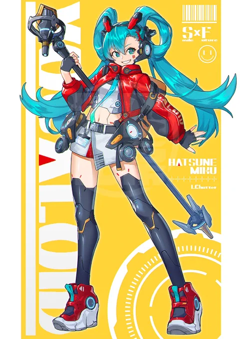 新しいイラスト今日中に上がるか微妙なのでひとまず再掲 #ミクの日