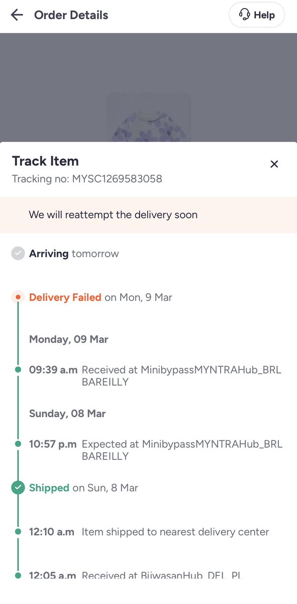 meetgangwar's tweet photo. Dear @myntra @unbundle_ekart Extremely disappointed with the service. Delivery agent is refusing to come to my location and asking me to collect the parcel 5km away. This is unacceptable! Please take immediate action.
Order id MYSC1269583058
Issue: Delivery agent misconduct https://t.co/CaWAHGmCgL
