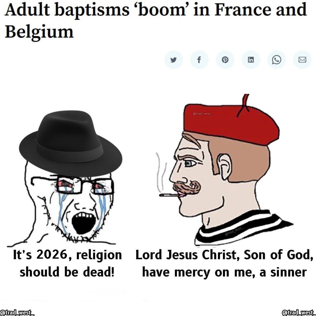 France is also undergoing a revival of the Christian faith.

“A tree without roots dies.” France is remembering her Catholic roots.