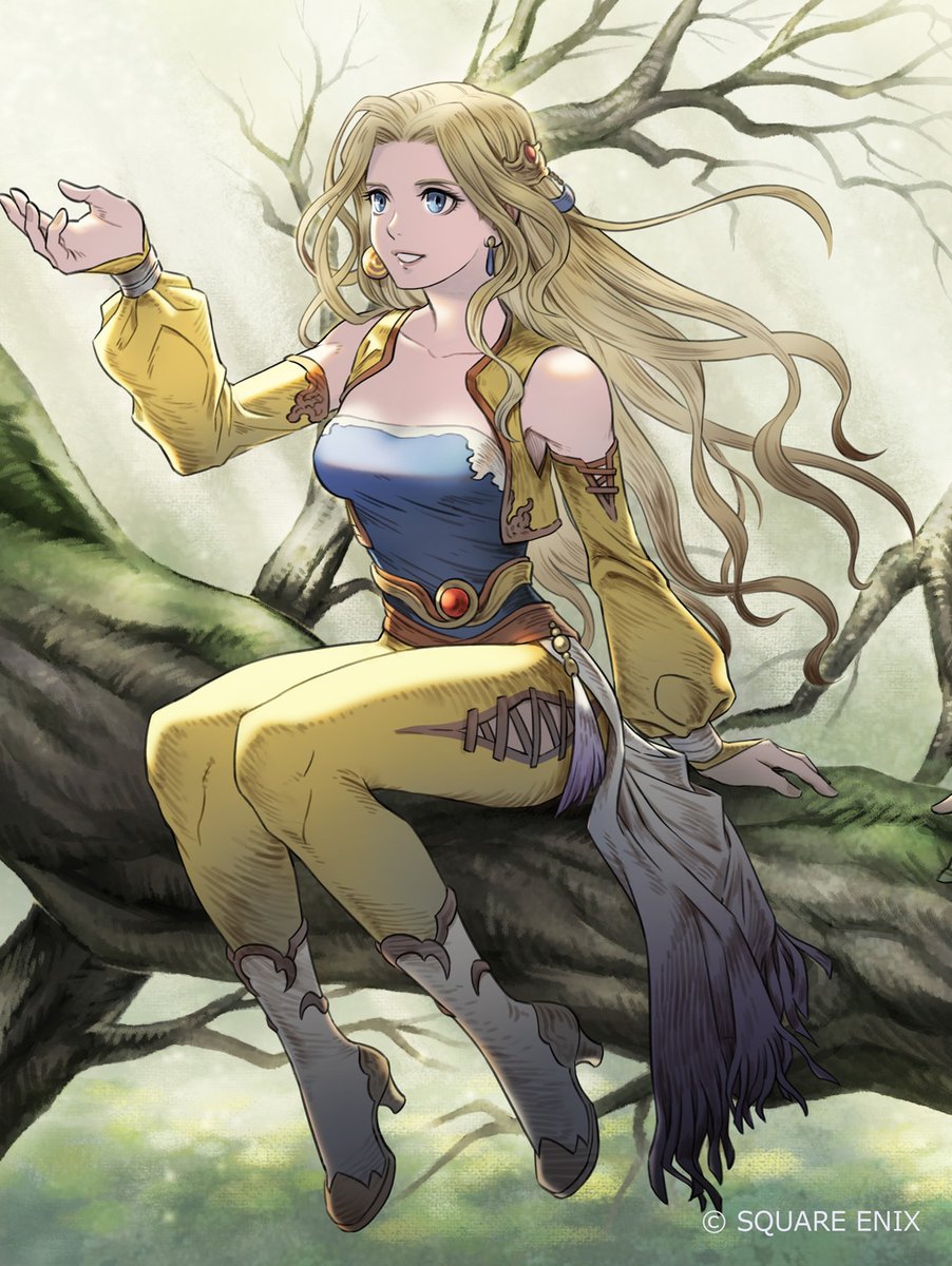 FinalFantasyJP's tweet photo. 🎂Happy Birthday🎂

今日は #FF6 に登場するセリスのお誕生日クポ🎁
ガストラ帝国が魔導の力を使って生み出した、美貌の人造魔導戦士クポ！

#FFTCG https://t.co/URHELlm8oi