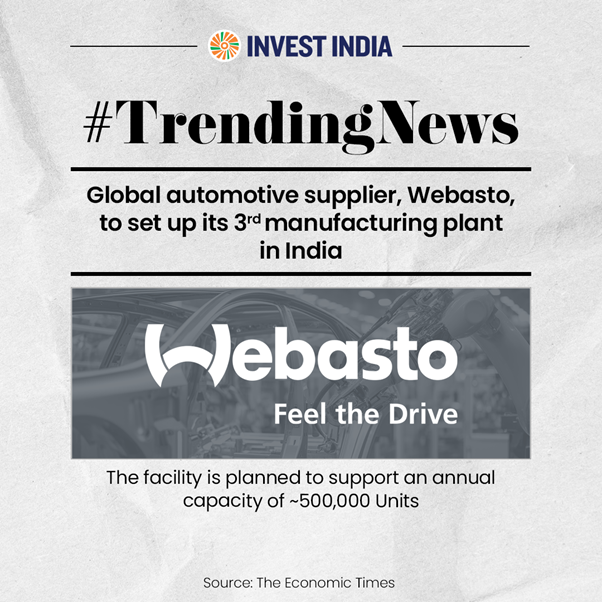 investindia's tweet photo. #Webasto India’s new facility in #Delhi will power northern automotive corridor, strengthening local production and supply capabilities to better serve a dynamic market.
Read more: https://t.co/s8fA7UnEXe
@WebastoGroup @makeinindia https://t.co/XK90kLhoaE