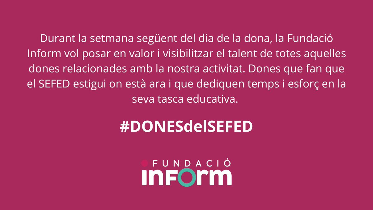 Fundació Inform tweet media