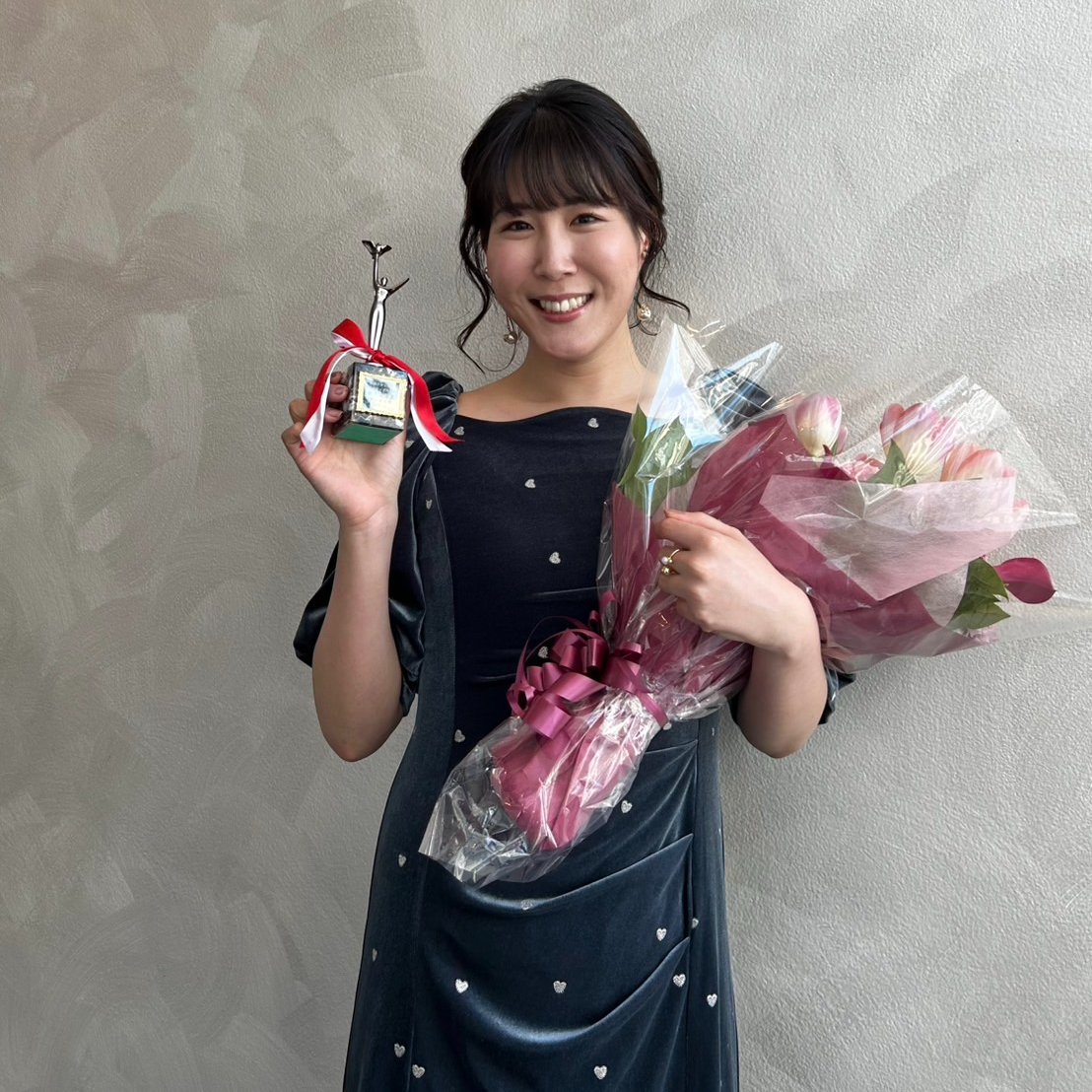 ╋━━━━━━ 
　受賞
　　おめでとう
　　　ございます 
　　　━━━━━━╋  

おさかシネマフェスティバル2026
表彰式が行われました㊗

映画『#ブルーボーイ事件』より
日本映画部門
＜新人女優賞＞
#中川未悠 さん
受賞おめでとうございます🏆💐
