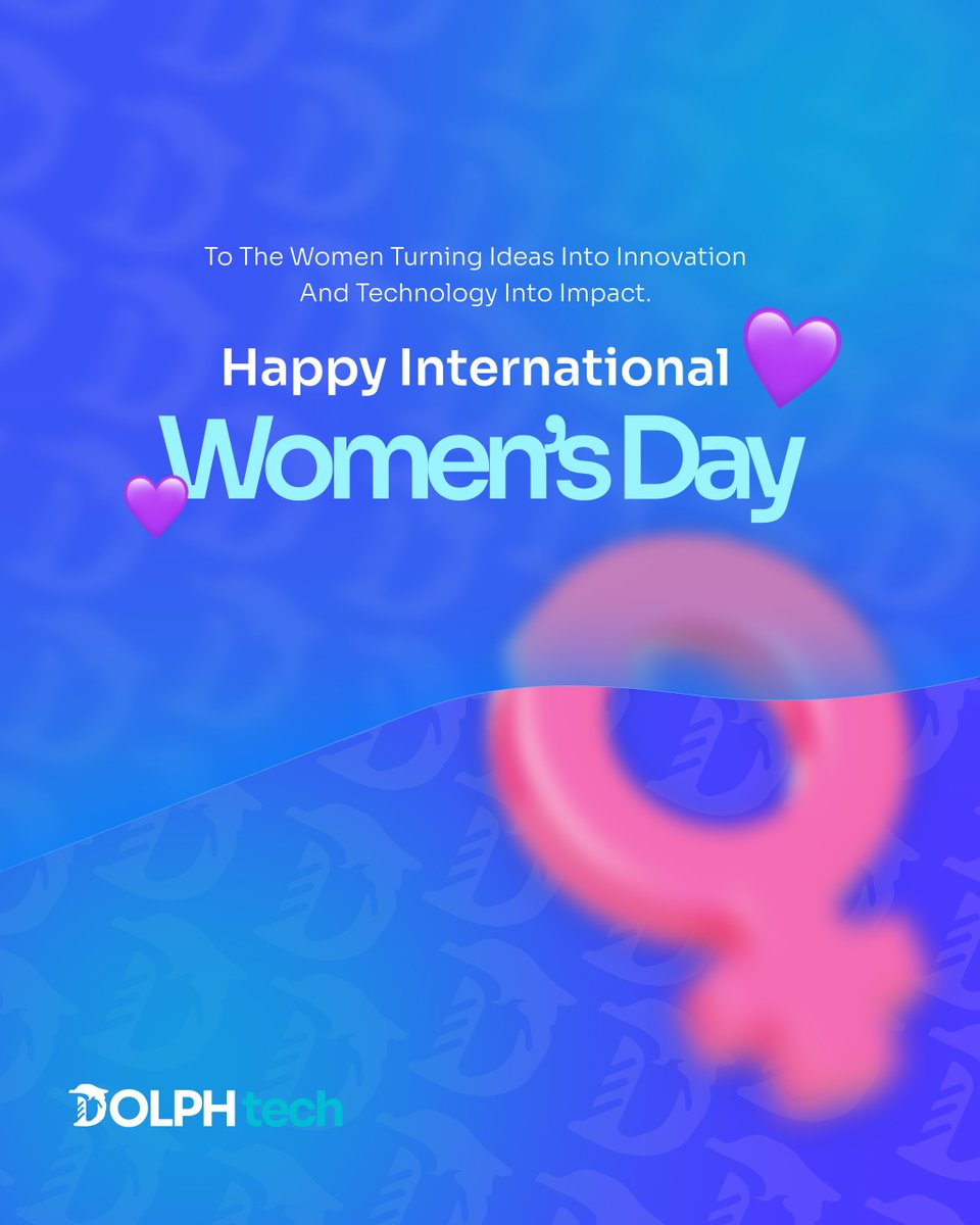 dolphlabs's tweet photo. Here’s to the women who lead, innovate, build, and inspire change every day.

Your resilience, creativity, and leadership continue to shape a better future.

Happy International Women’s Day. 💜

#IWD2026 #WomenInTech #WomenWhoBuild #NigerianWomen #NaijaWomen #WomensHistoryMonth https://t.co/K8H6BZ9V7f
