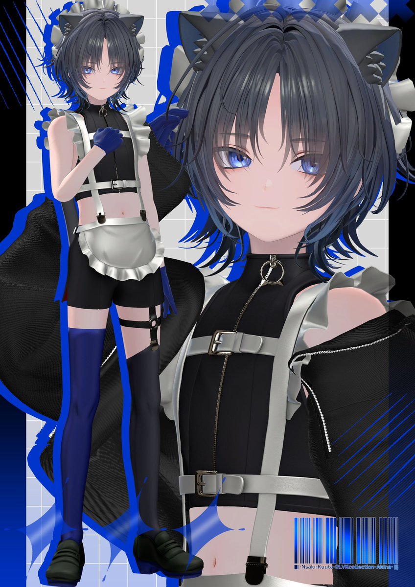 🐈‍⬛💙
#Kuuta3D #BLVKCollection