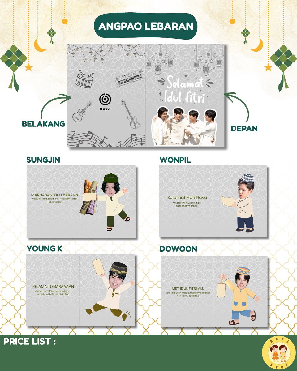StufAnpi's tweet photo. Help RT &amp; likes are very appreciated✨]

[OPEN PO] 💌ANGPAO THR DAY6 TANGAN 💌 by: @StufAnpi

💰 Diskon untuk pembelian melalui PO (Cek thread) https://t.co/YB2ngavKhd